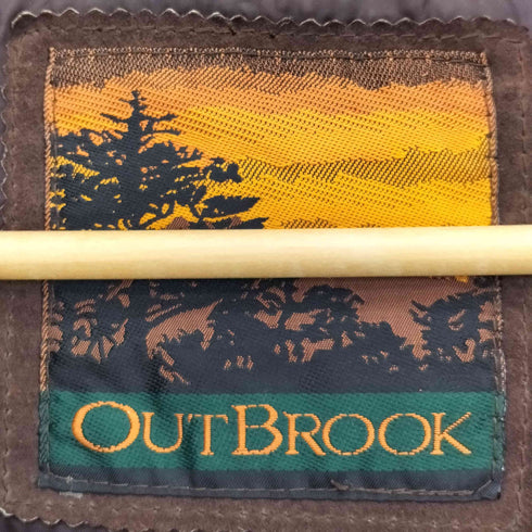アウトブルック OUTBROOK ガンパッチ スウェード レザー ファイヤーマン コート ユニセックス メンズ LADIES L