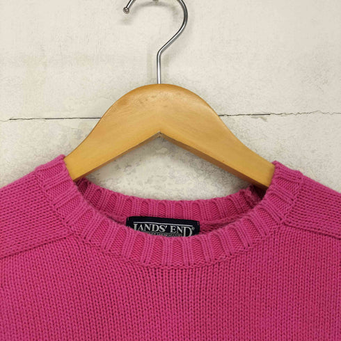 ランズエンド LANDS END 90s- コットンニット メンズ XS