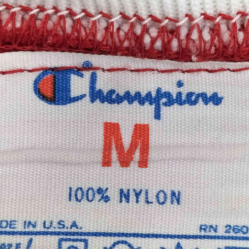 チャンピオン Champion 70-80S USA製 スクリプト タタキタグ カレッジプリント 42TALON ハーフジップ スクール ジャージ メンズ import:M