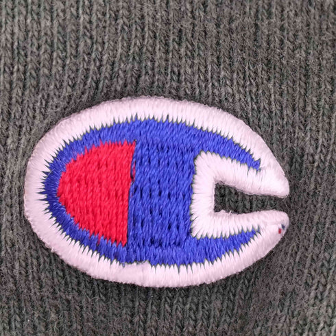 チャンピオン Champion ロゴ刺繍 裏起毛 前V クルーネックスウェット メンズ