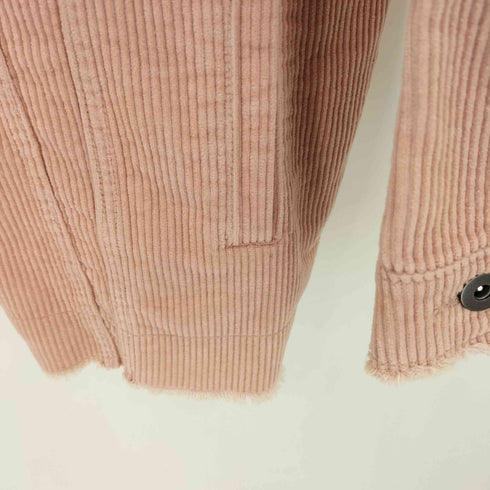 ザラ ZARA フロントボタン ロングスリーブ コーデュロイジャケット レディース M