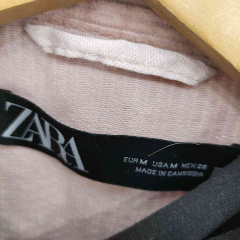 ザラ ZARA フロントボタン ロングスリーブ コーデュロイジャケット レディース M