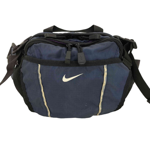 ナイキ NIKE 00S スウッシュ プリント リフレクター リップストップ ミニ ボディバッグ メンズ