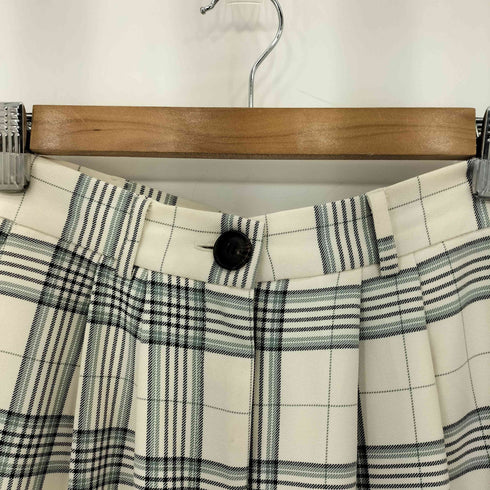 エイソス asos チェック柄 ジップフライ スラックスパンツ レディース 34