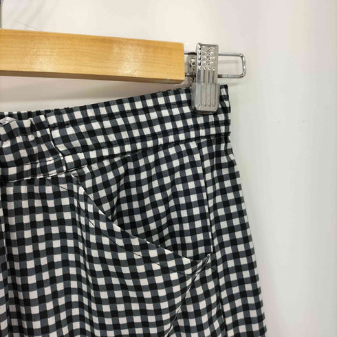 ザラ ZARA ギンガムチェック ワイドパンツ レディース M