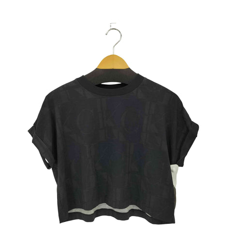カルバンクラインジーンズ Calvin Klein Jeans AR-BACK SPLIT LOGO TEE レディース S