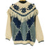 Hasting&Smith 総柄 フリンジニット レディース import:L