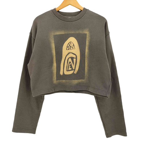 アクネストゥディオズ ACNE STUDIOS プリント クロップド トレーナー レディース import:S