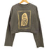 アクネストゥディオズ ACNE STUDIOS プリント クロップド トレーナー レディース import:S