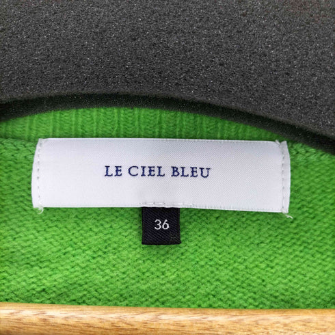 ルシェルブルー LE CIEL BLEU ウールカシミヤVネックニット レディース UK:36