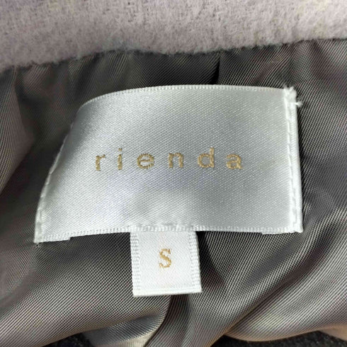 リエンダ rienda 2WAY ハイネック オーバーウールコート レディース JPN:S