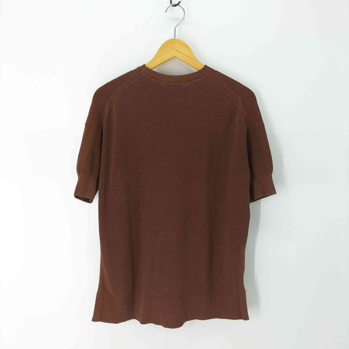 セオリー theory Dry Cotton Karenia HS / ドライコットンハーフスリーブニット 半袖ニット サイドスリット レディース import:S