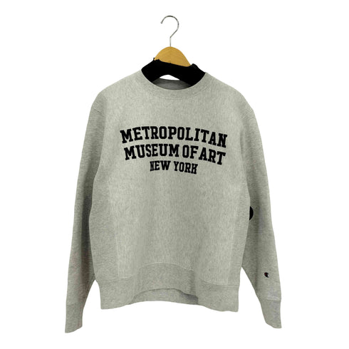 チャンピオン Champion 90-00s REVERSE WEAVE フロントプリント クルーネックスウェットトレーナー メンズ M