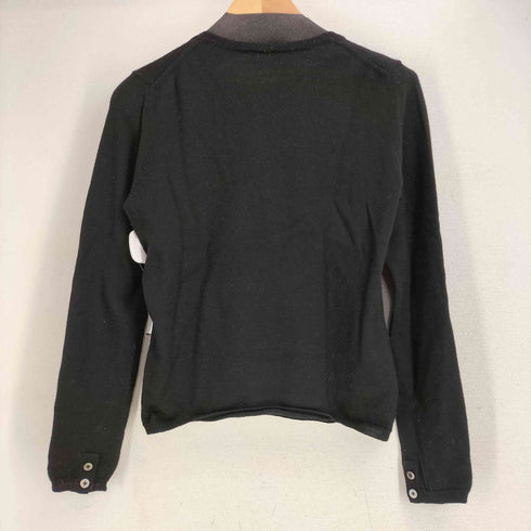 ポールスミスブラック Paul Smith BLACK ワンポイント刺繍 カシミヤヘンリネックセーター レディース import:M