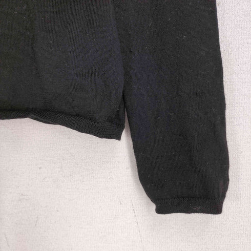 ポールスミスブラック Paul Smith BLACK ワンポイント刺繍 カシミヤヘンリネックセーター レディース import:M
