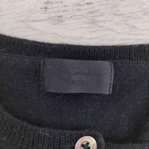 ポールスミスブラック Paul Smith BLACK ワンポイント刺繍 カシミヤヘンリネックセーター レディース import:M