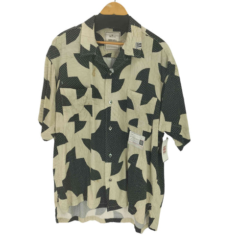 メゾンミハラヤスヒロ Maison MIHARA YASUHIRO Drunker's Path Quilt Printed HS Shirt メンズ 44