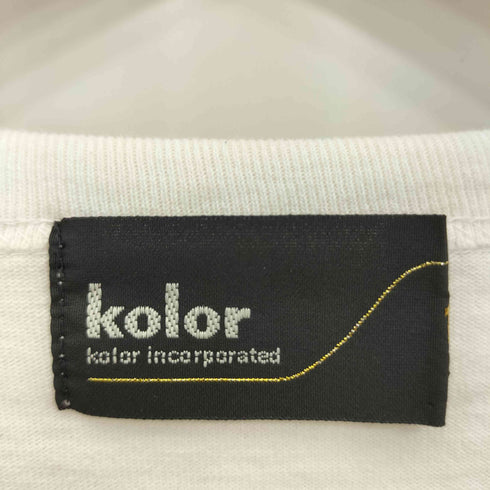 カラー kolor 度詰 ハード天竺 プリント Tシャツ メンズ 1