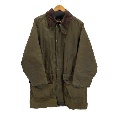 バブアー Barbour 00S 縦ワラント 英国製 裏地タータンチェック GAMEFAIR JACKET ゲームフェア オイルド ジャケット 2000年製 メンズ C40