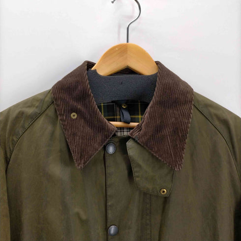バブアー Barbour 00S 縦ワラント 英国製 裏地タータンチェック GAMEFAIR JACKET ゲームフェア オイルド ジャケット 2000年製 メンズ C40