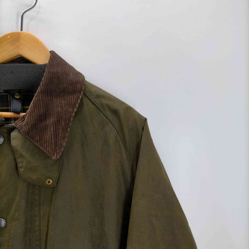 バブアー Barbour 00S 縦ワラント 英国製 裏地タータンチェック GAMEFAIR JACKET ゲームフェア オイルド ジャケット 2000年製 メンズ C40