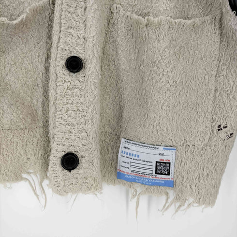 メゾンミハラヤスヒロ Maison MIHARA YASUHIRO 23AW ダメージ加工カーディガン メンズ 44
