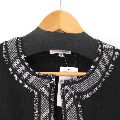 ナラカミーチェ NARACAMICIE ツイード切替カーディガン レディース JPN:3