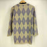 ハナエモリ HANAE MORI ウール混アーガイル柄カーディガン レディース import:M