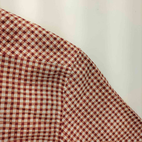 ポールスミス Paul Smith ボタンダウン チェック半袖シャツ レディース M
