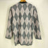 ハナエモリ HANAE MORI ウール混アーガイル柄カーディガン レディース import:M
