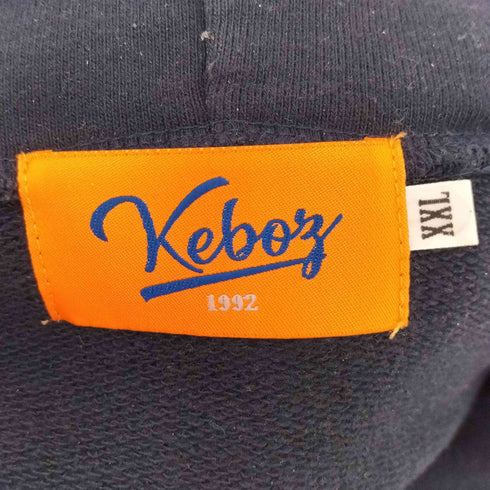 ケボズ KEboz PILE LOGO HOODIE パイル ロゴ フーディ メンズ JPN:XXL