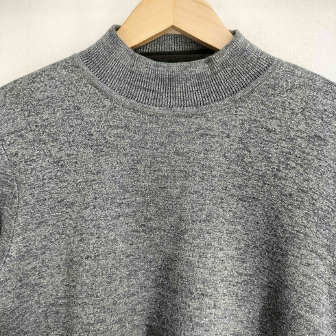 ハナエモリ HANAE MORI ウール混 スリットハイネックニット レディース import:M