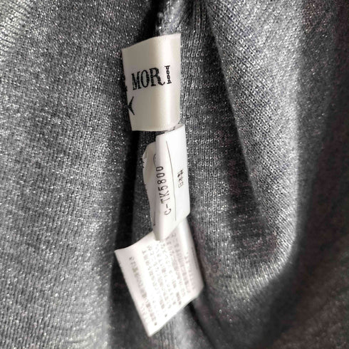 ハナエモリ HANAE MORI ウール混 スリットハイネックニット レディース import:M