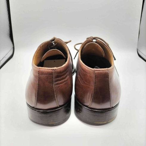 バーニーズニューヨーク BARNEYS NEWYORK イタリア製 VERO CUOIO ストレートチップ スクエアトゥ レザー ドレス シューズ メンズ 40 1/2