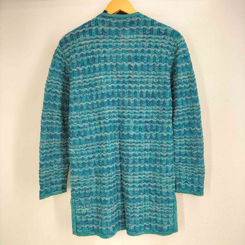 ミッソーニスポーツ MISSONI SPORTS コットンレーヨン混メッシュニットカーディガン レディース