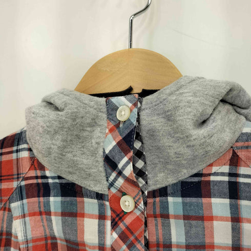 tommy girl チェック フーディ シャツ レディース S