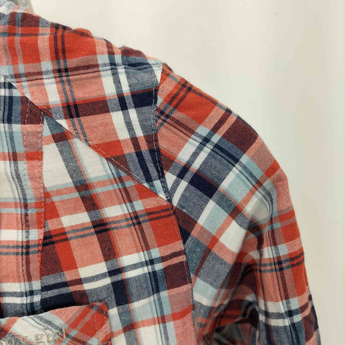 tommy girl チェック フーディ シャツ レディース S