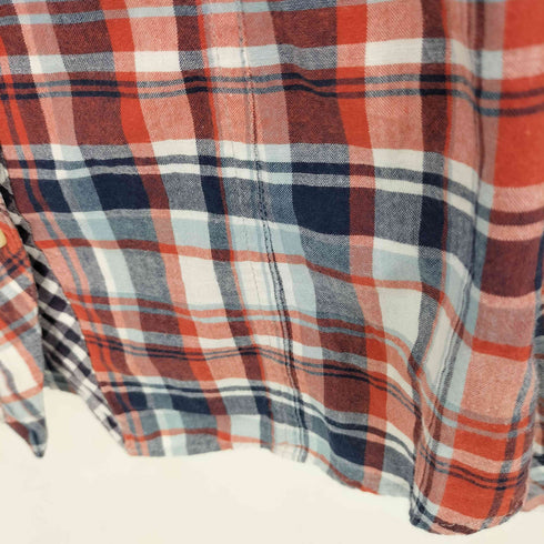 tommy girl チェック フーディ シャツ レディース S