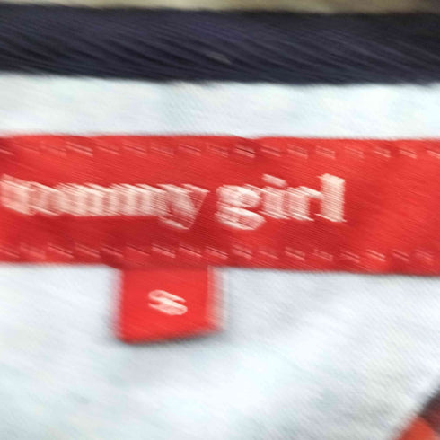tommy girl チェック フーディ シャツ レディース S