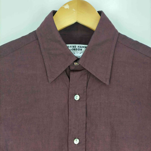キャサリンハムネットロンドン KATHARINE HAMNETT LONDON 玉虫 レギュラーカラーシャツ メンズ import:M