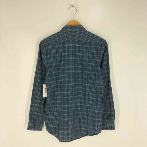 バーバリーブラックレーベル BURBERRY BLACK LABEL ロゴ刺繍 チェック BDシャツ メンズ 2