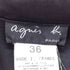 アニエスベー agnes b. フランス製 シルク ストレッチ ワンピース レディース FR:36