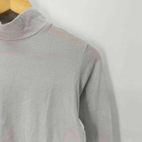 ミントデザインズ mintdesigns モックネックラメカットソー レディース JPN:2