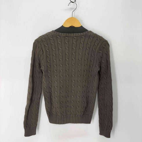 ラルフローレンスポーツ RALPH LAUREN SPORT Vネック コットンニット レディース import:M