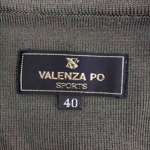 バレンザポースポーツ VALENZA PO SPORTS ウール100 ロゴエンブレムワッペン カーディガン レディース EUR:40