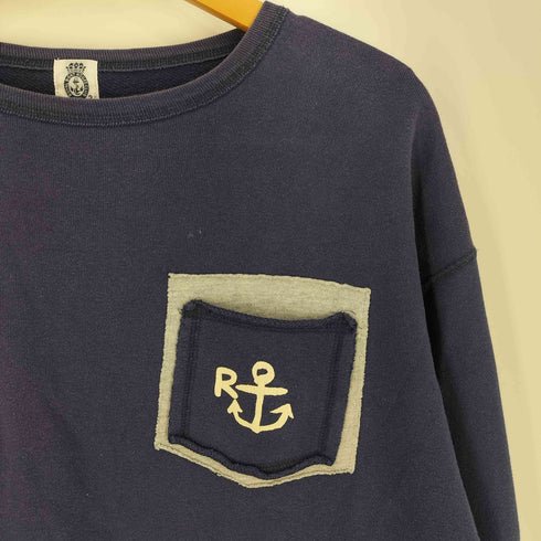 BOAT HOUSE イカリポケット ボックス クルーネックスウェット メンズ JPN:2