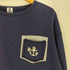 BOAT HOUSE イカリポケット ボックス クルーネックスウェット メンズ JPN:2