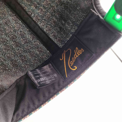 ニードルズ Needles 17SS Baseball Cap - Poly Jacquard ロゴ 刺繍 ジャガード ベースボール キャップ メンズ