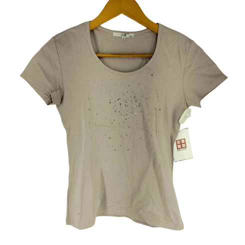 ニジュウサンク 23区 ビーズ装飾Tシャツ レディース JPN:38