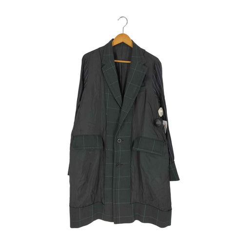 サカイ Sacai 21ss Suiting Coat 素材切替チェックコート メンズ JPN:1